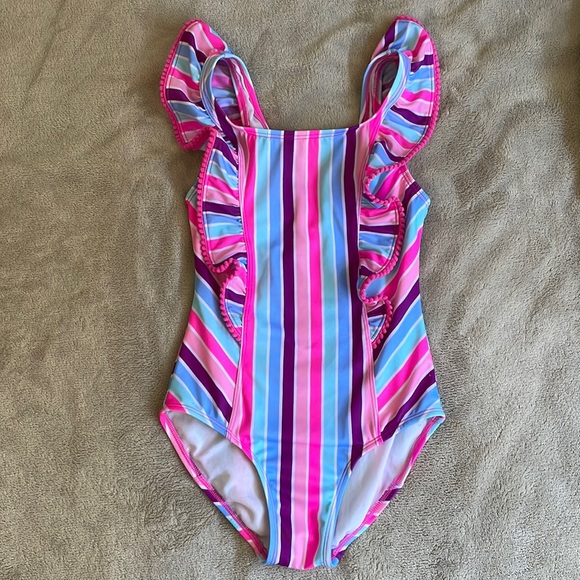 Cat & Jacket Kids Swimsuit - Picture 1 of 2